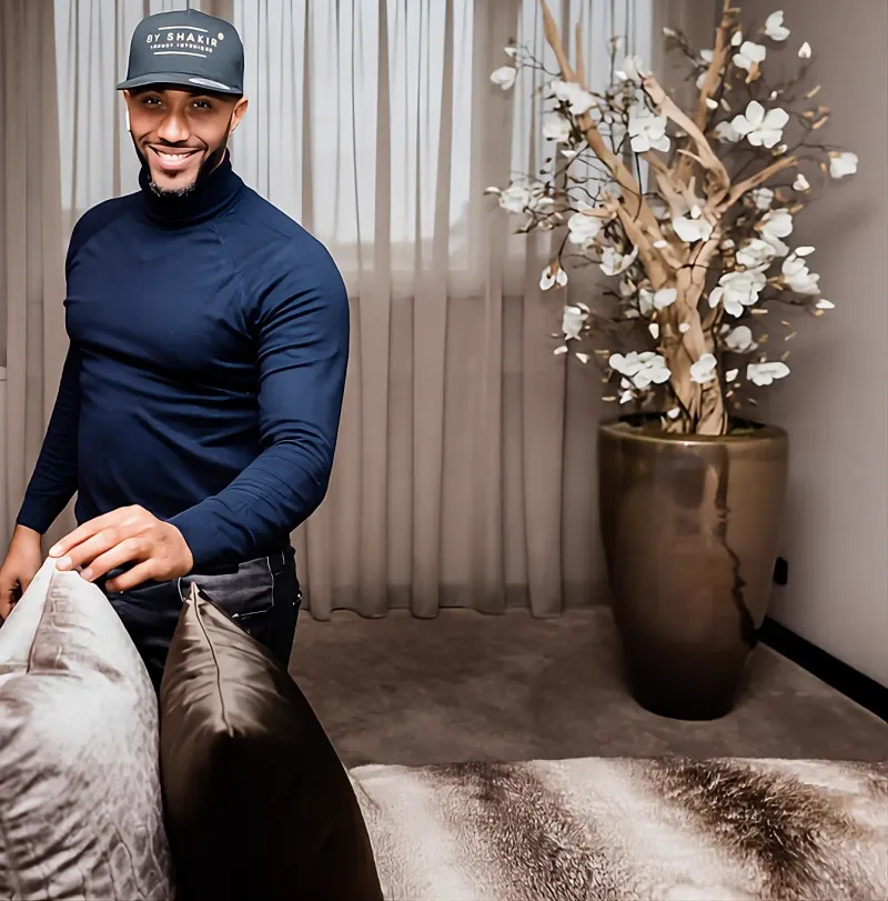 Portrait of Shakir, founder of By Shakir luxury interior design studio